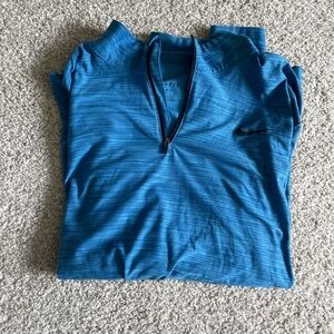 Nike Dri-FIT Blue Athletic Pullover